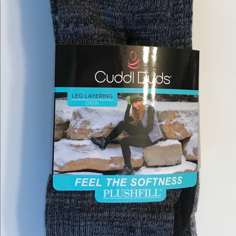NWT Cuddl Duds Leg Layering Crew Socks 6 pair pack